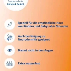 Ladival empfindliche Kinderhaut Milch LSF 50 + , 200 ml