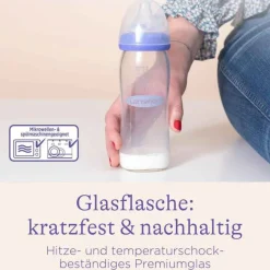 Outlet Lansinoh Glas Weithalsflasche 160 ml mit Sauger S, 1 St