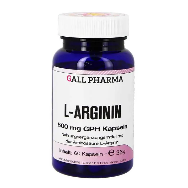 L-Arginin 500 mg GPH Kapseln, 60 St