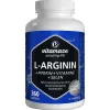Hot L-Arginin 750 mg hochdosiert + Piperin + Vitamine Kapseln, 360 St Aminosäuren