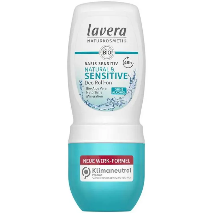 Lavera Deodorant Roll-on basis sens.natural & sens., 50 ml
