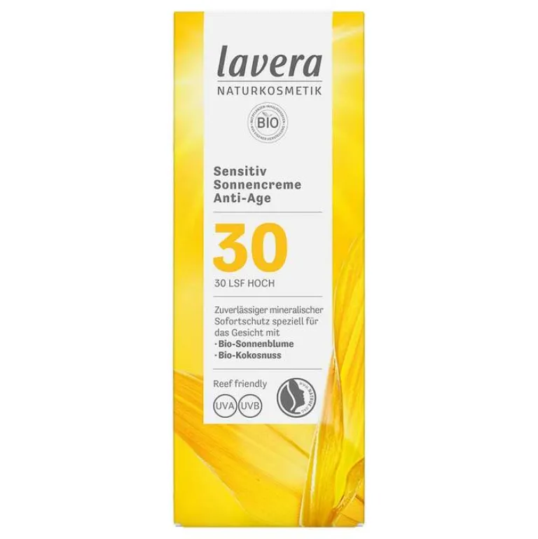 New sensitiv Sonnencreme anti-age LSF 30, 50 ml Mineralische Sonnencreme|Lsf 30