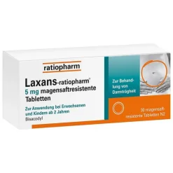 Laxans-ratiopharm® 5 mg magensaftresistent Tabletten, 30 St