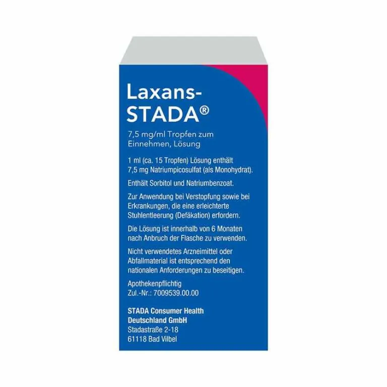 Sale Laxans- 7,5 mg Tropfen zum Einnehmen, 15 ml Abführmittel