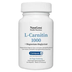 L-Carnitin 1000 Carnipure + Magnesium vegan Kapseln, 120 St
