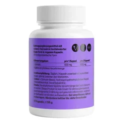 New L-Carnosin 500 mg Kapseln, 60 St Aminosäuren|Aminosäuren