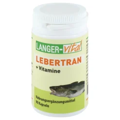 Langner-Vital Lebertran + Vitamine A und D3 Kapseln, 90 St