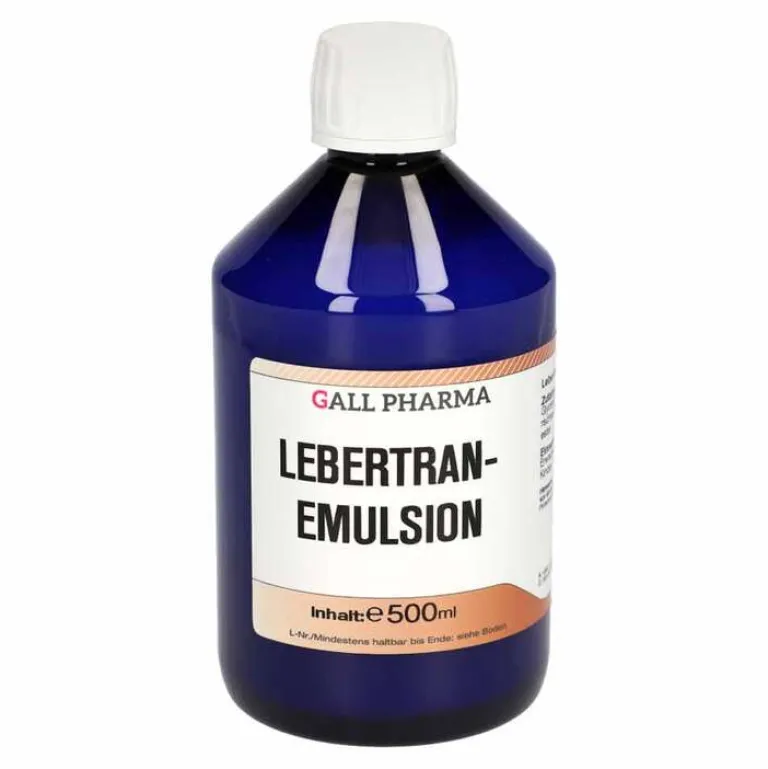 Best Lebertran Emulsion, 500 ml Omega 3 Kapseln