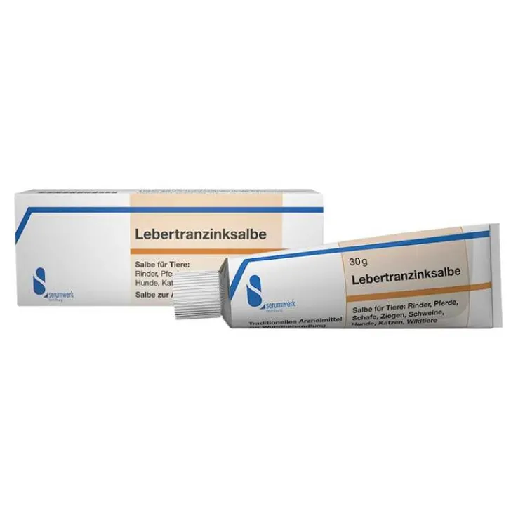 Lebertranzinksalbe vet. (für Tiere), 30 g