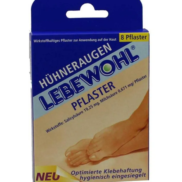 Lebewohl Hühneraugen Pflaster, 8 St Hühneraugenpflaster