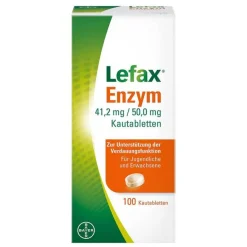 Online Lefax Enzym Kautabletten, 100 St