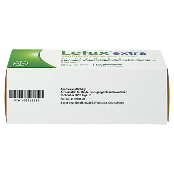 Lefax extra Kautabletten, 50 St