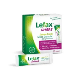Clearance Lefax intens Lemon Fresh Mikro Granulat 250 mg Simeticon, 20 St