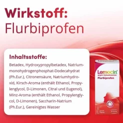 Lemocin Flurbiprofen 8,75mg / Dosis Spray zur Anwendung in der Mundhöhle, 15 ml