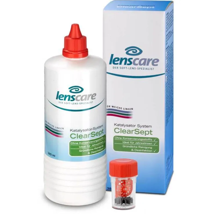 Lenscare Clearsept 380 ml + Behälter, 1 P
