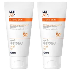 Discount LETI AT4 Defense SPF 50+ Gesichtscreme , 2x50 ml