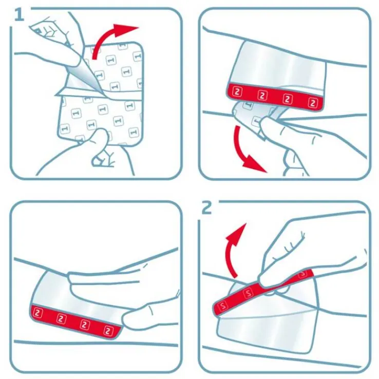 Leukomed® T skin sensitive 8x15 cm, 5 St