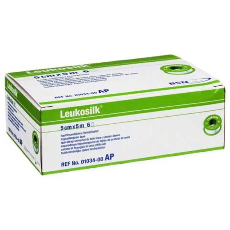 Best Leukosilk ® 5 cm x 5 m, 6 St