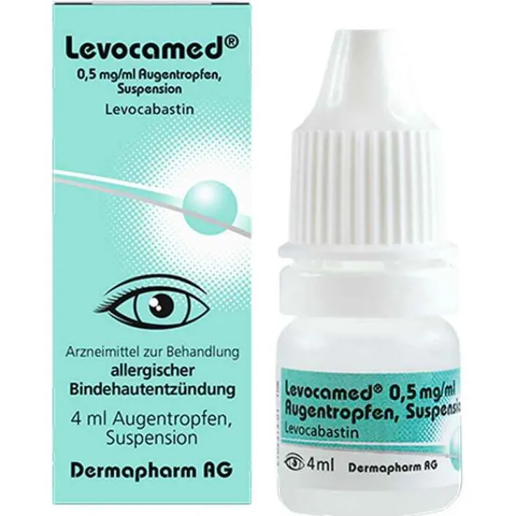 Levocamed 0,5 mg / ml Augentropfen Suspension, 4 ml