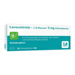 1A Pharma Levocetirizin – 1 A Pharma® 5 mg Filmtabletten, 20 St