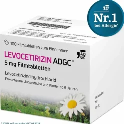 New LEVOCETIRIZIN ® 5 mg Filmtabletten, 100 St Levocetirizin|Allergie Tabletten