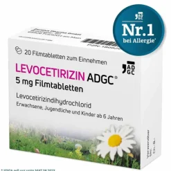Hot LEVOCETIRIZIN ® 5 mg Filmtabletten, 20 St Levocetirizin|Allergie Tabletten