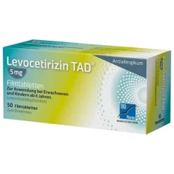 Discount Levocetirizin ® 5 mg Filmtabletten, 50 St Levocetirizin|Allergie Tabletten