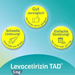 Levocetirizin TAD® 5 mg Filmtabletten, 20 St