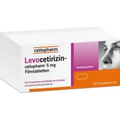 Discount Levocetirizin- 5 mg Filmtabletten, 100 St Levocetirizin|Allergie Tabletten