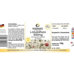 Discount Warnke L-Glutathion 500 mg Tabletten, 100 St
