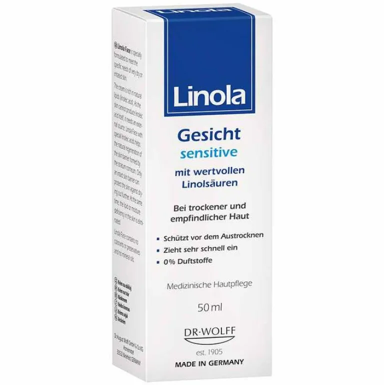 Linola Gesicht sensitive Creme, 50 ml