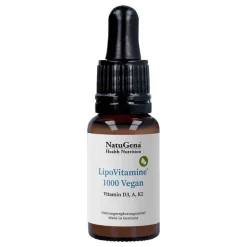 Sale Natugena Lipovitamine 1000 vegan Vitamin D3 + A + K2 Tropfen, 15 ml