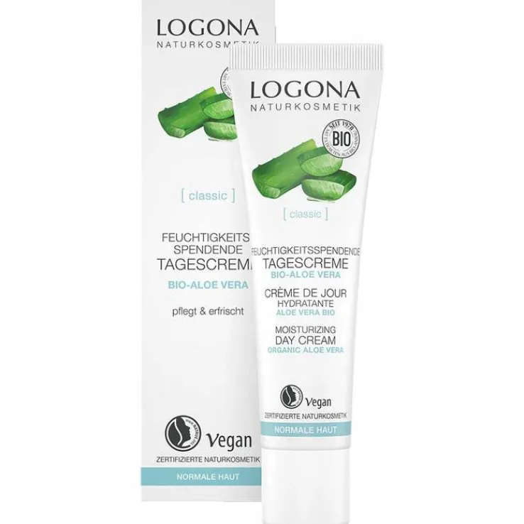 Logona Classic feuchtigkeitsspendende Tagescreme Bio-Aloe Vera, 30 ml