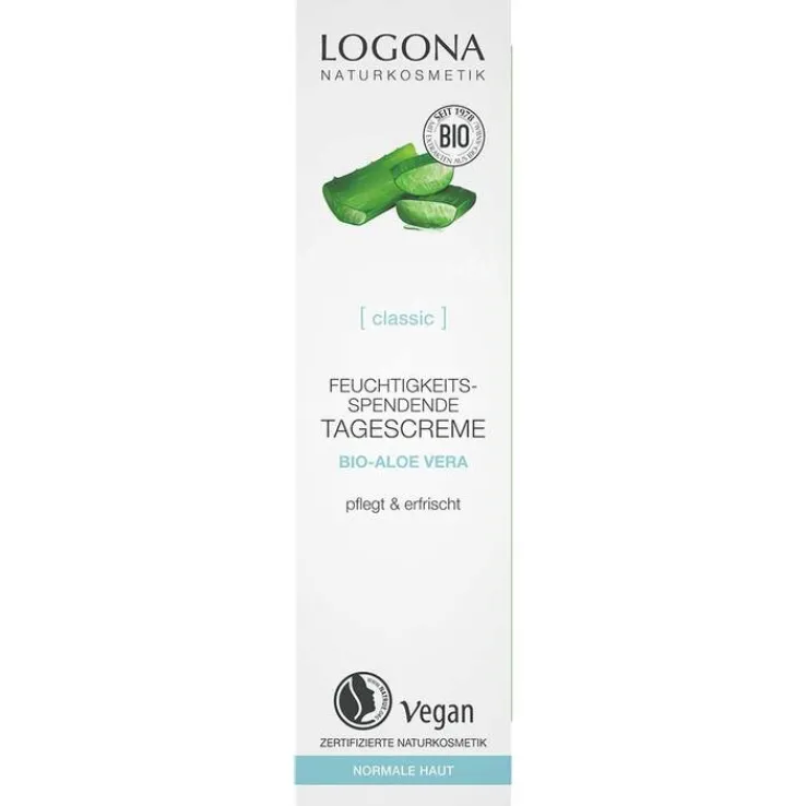 Logona Classic feuchtigkeitsspendende Tagescreme Bio-Aloe Vera, 30 ml