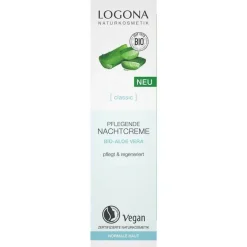 Outlet Logona Classic pflegende Nachtcreme Bio-Aloe Vera, 30 ml