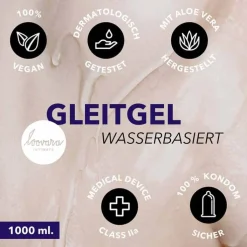 Long Night Stand Gleitgel mit Aloe Vera, 1 l