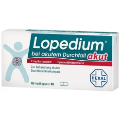 Outlet akut bei akutem Durchfall Hartkapseln, 10 St Durchfallmittel