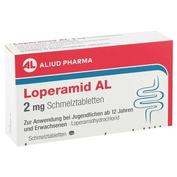 Loperamid AL 2 mg Schmelztabletten, 12 St