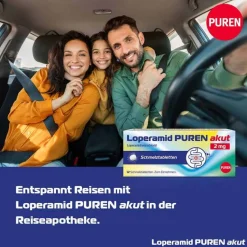 Hot Loperamid akut 2 mg Schmelztabletten, 6 St Mittel Gegen Durchfall & Erbrechen|Für Unterwegs