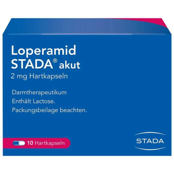 Loperamid STADA® akut 2 mg Hartkapseln, 10 St