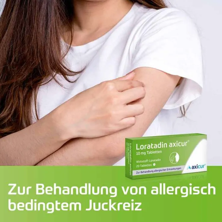 Loratadin axicur® 10 mg Tabletten, 20 St