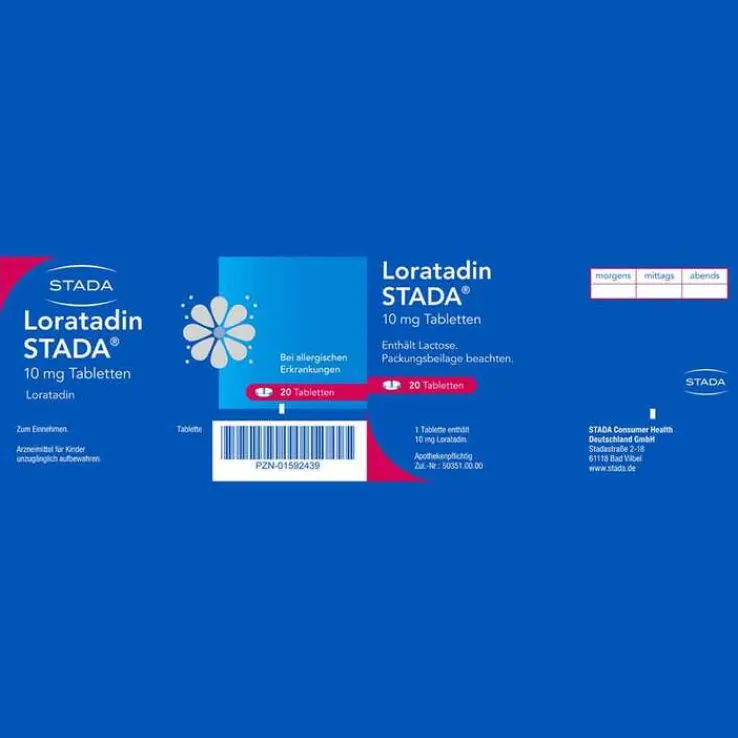 Loratadin STADA 10 mg Tabletten, 20 St
