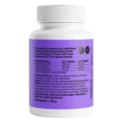 L-Theanin Natural 250 mg Kapseln Zeinpharma, 90 St Aminosäuren