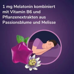 Guter Schlaf Gummies, 30 St Melatonin Tabletten
