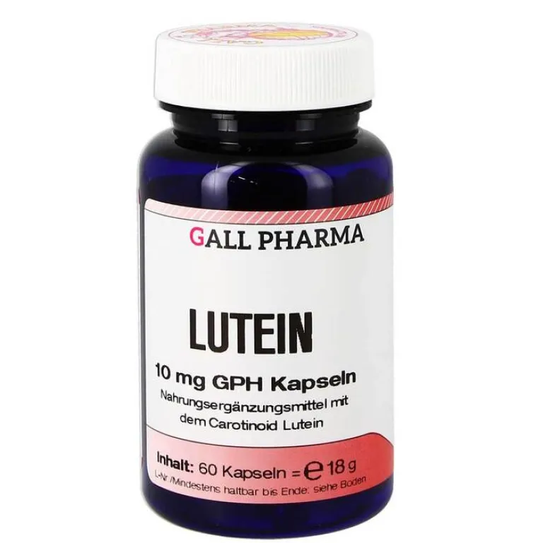 Hot Lutein 10 mg Kapseln, 60 St Lutein