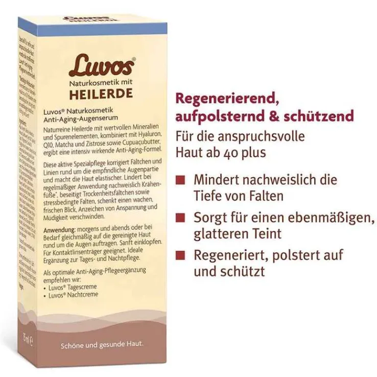 Luvos Heilerde Anti-Age Augenserum, 15 ml