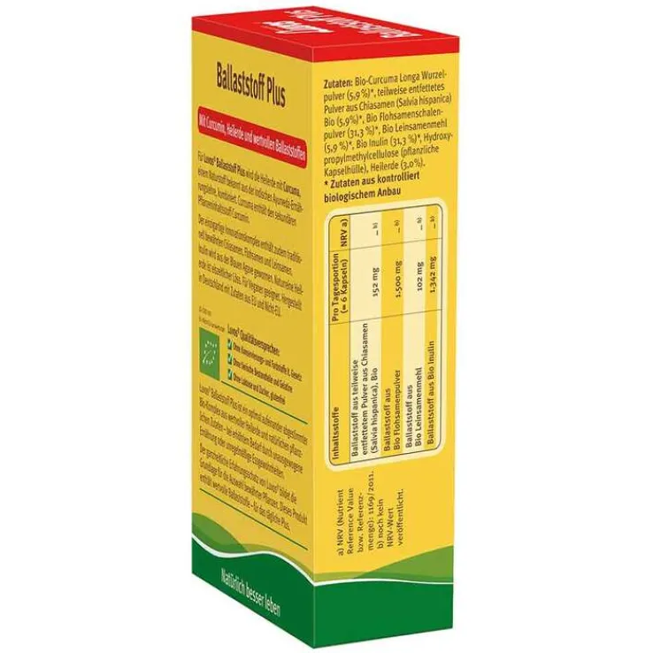 Luvos Heilerde Bio Ballaststoff Plus Kapseln, 30 St