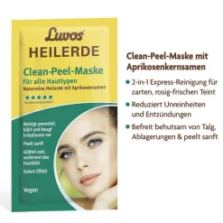 Best Heilerde Clean-Peel-Maske, 2X7.5 ml Heilerde|Gesichtspeeling