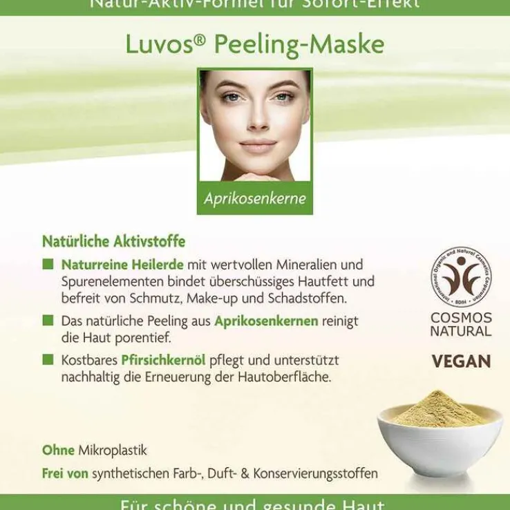 Luvos Heilerde Creme-Maske Peeling, 2X7.5 ml