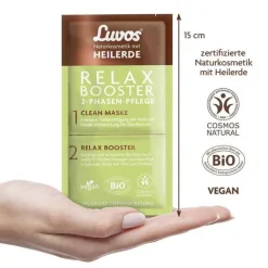 Luvos Heilerde Relax Booster & Clean Maske 2 + 7,5ml, 1 P
